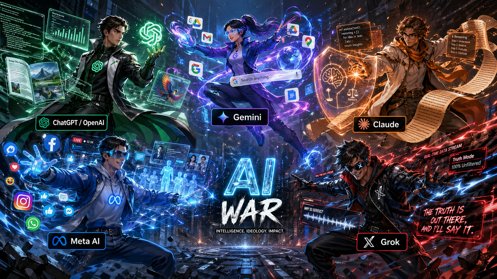 Guerra das IA’s: a corrida que está mudando o futuro da tecnologia.